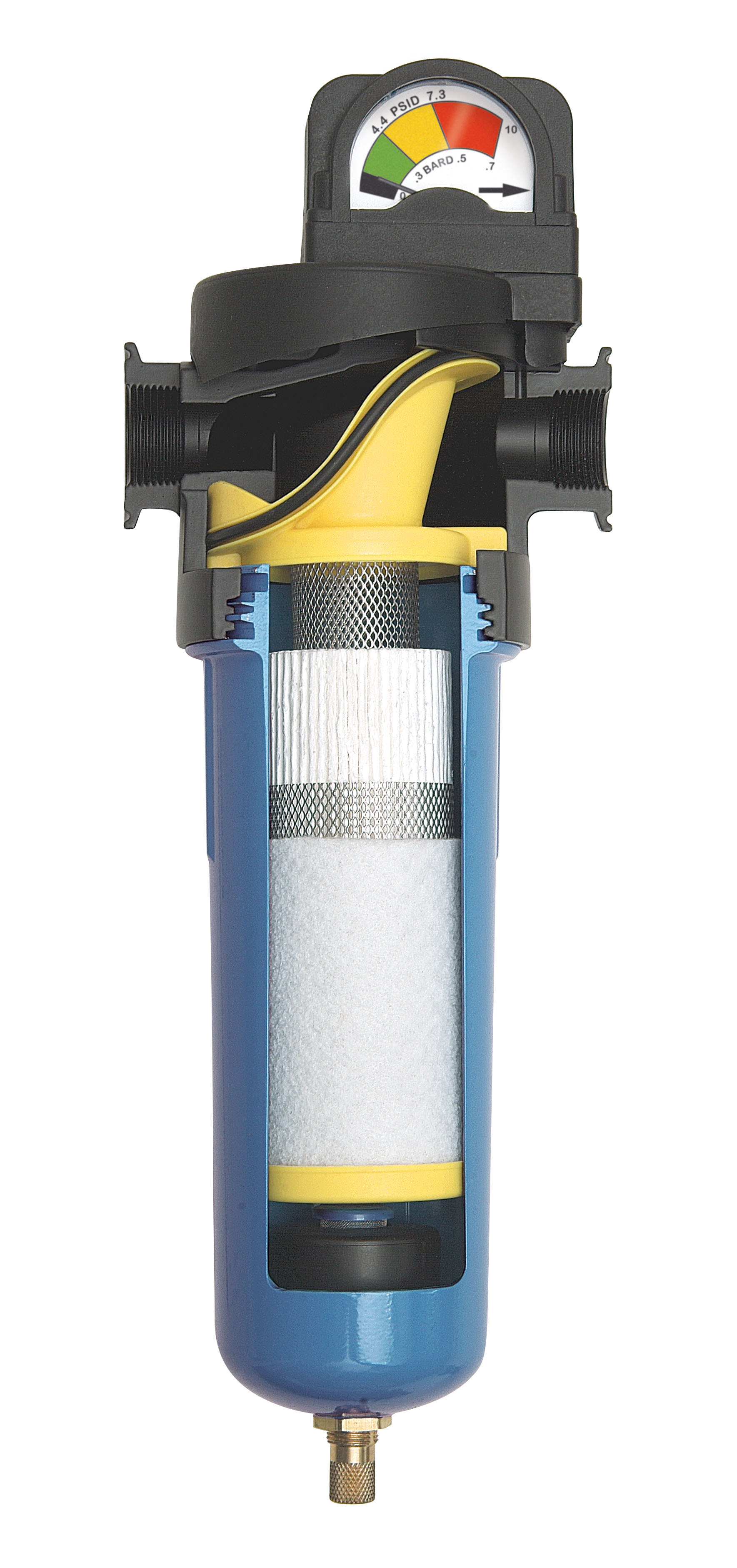 Hankison NGF filter cross section